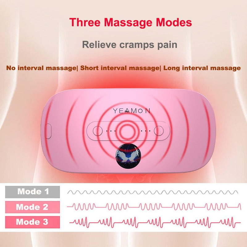 Cordless heating pad and massager