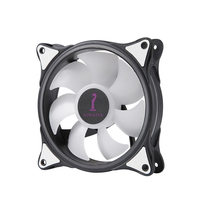 KINGSTER Kit 3 colorido 120 mm RGB PC gabinete ventilador cooler cooler Led RGB